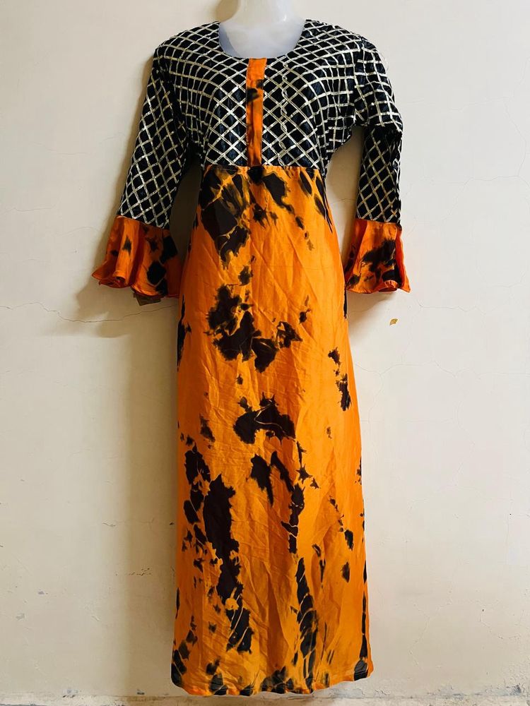 Korean Designer Festive Wear Long Gown
