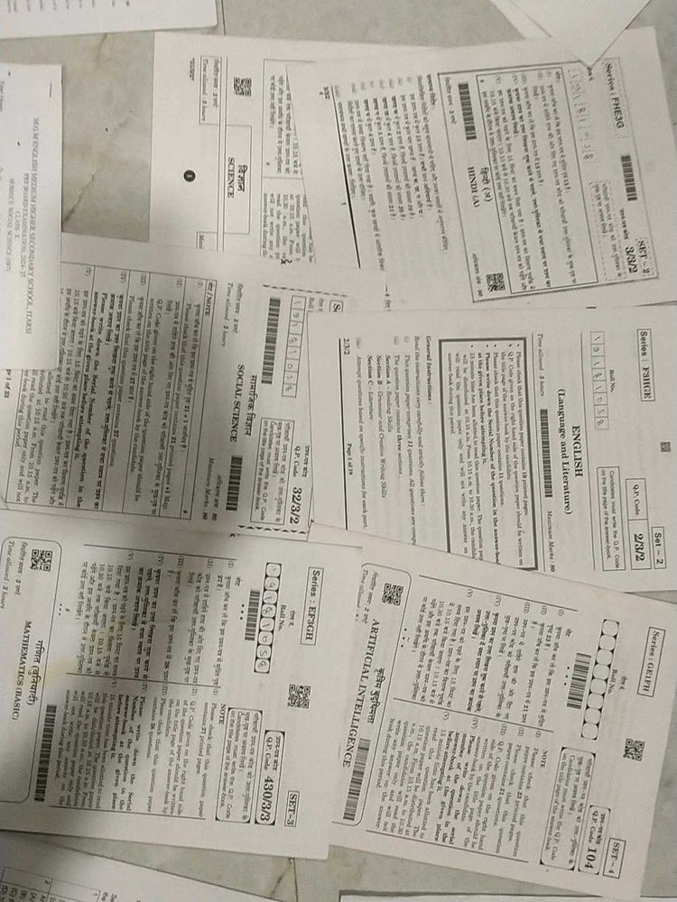 class 10 CBSE 2025 Sample Question Papers Total 17