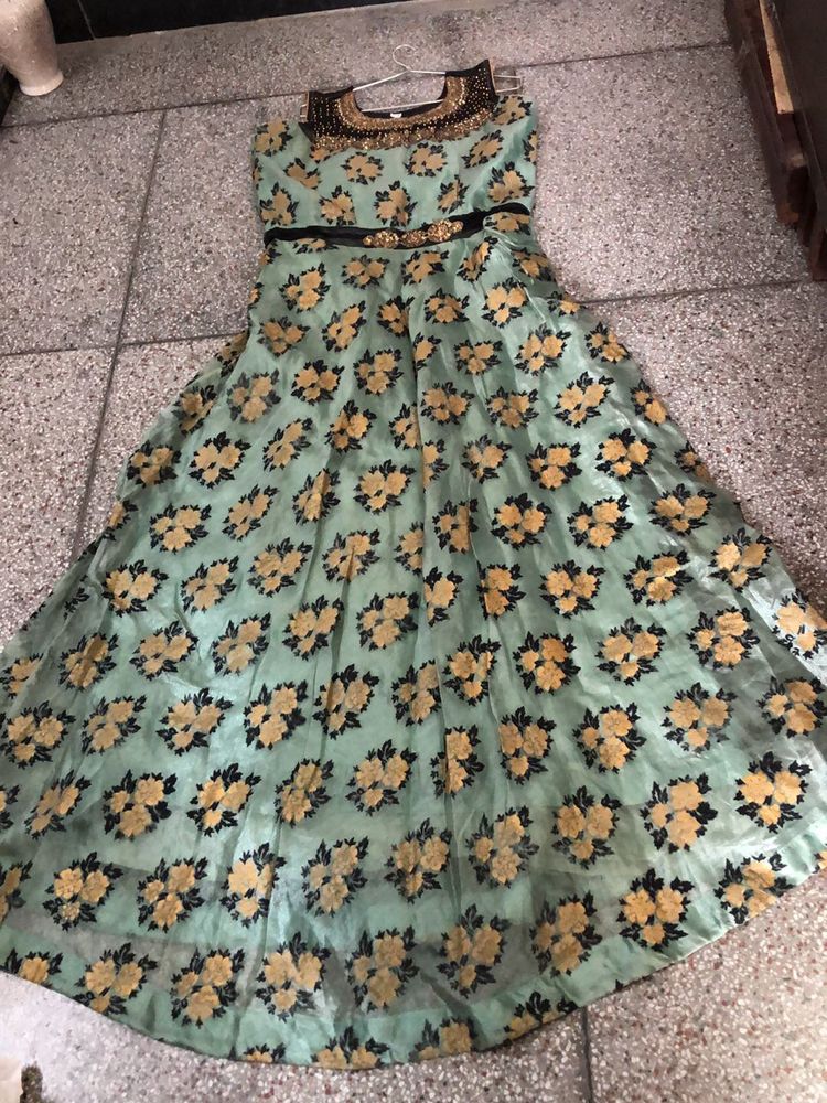 Elegant Ethnic Gown Organza