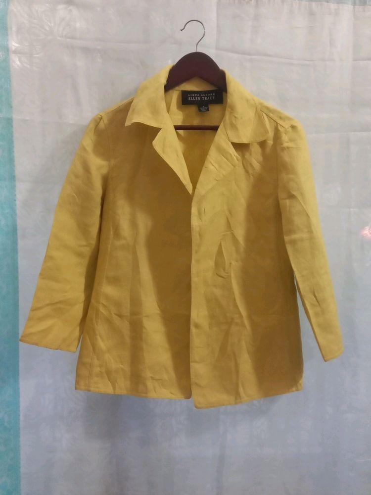 Yellow Korean Overcoat