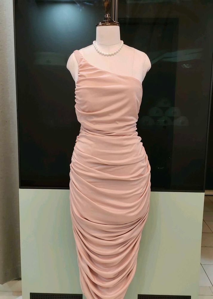 💥Price Drop💥Ruched Bodycon One Shoulder Dress