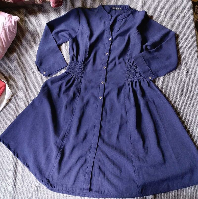 Charcoal Blue Tunic