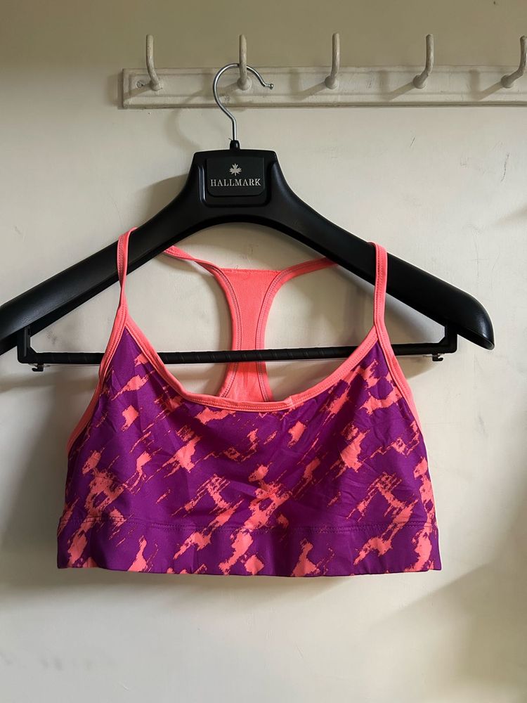 Purple &amp; Pink Sports Bra