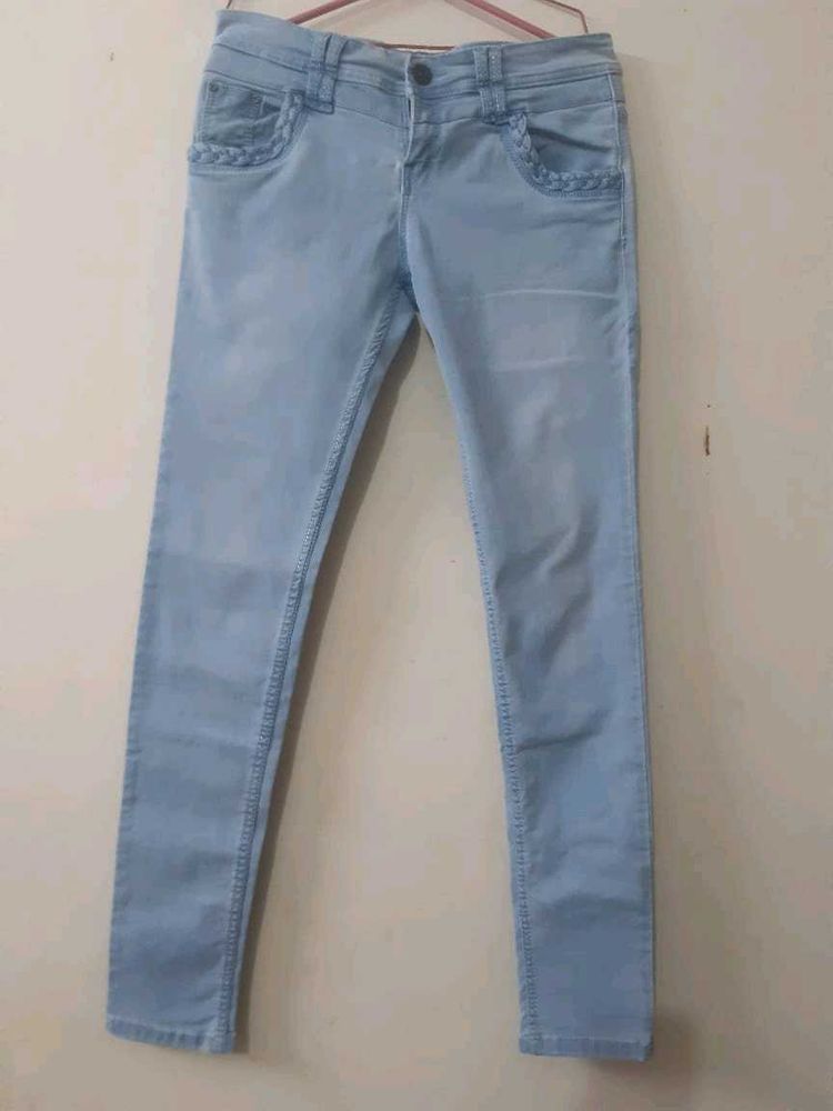 Denim Sky Blue Jeans