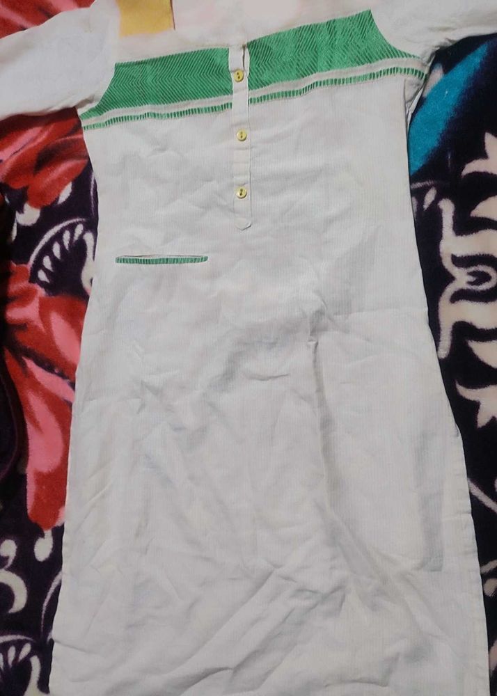 Cotton Kurta With Good Colour Combinations