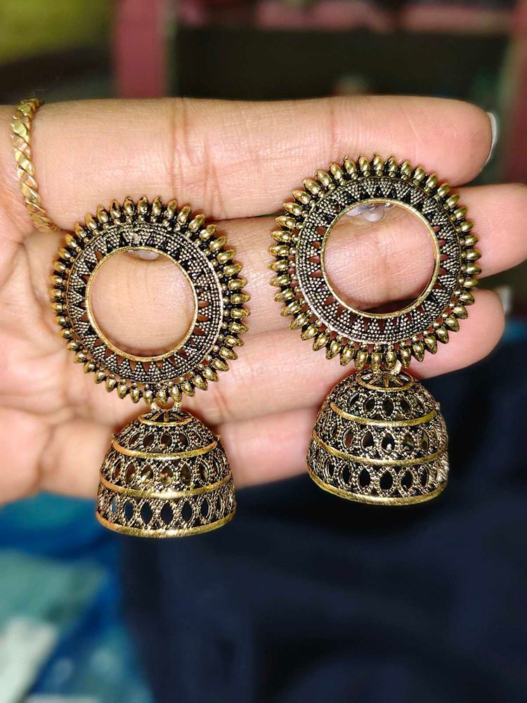 Bohemian Jhumka Earrings