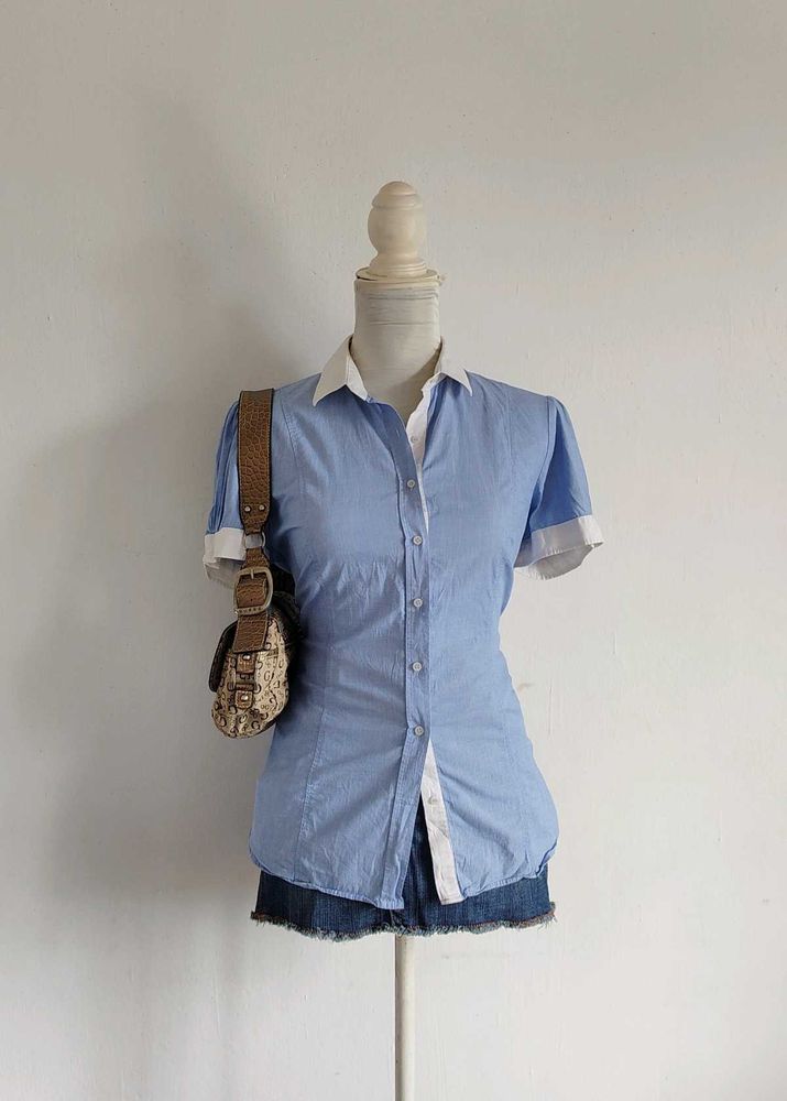 Zara Basic Office Sirean Button Down