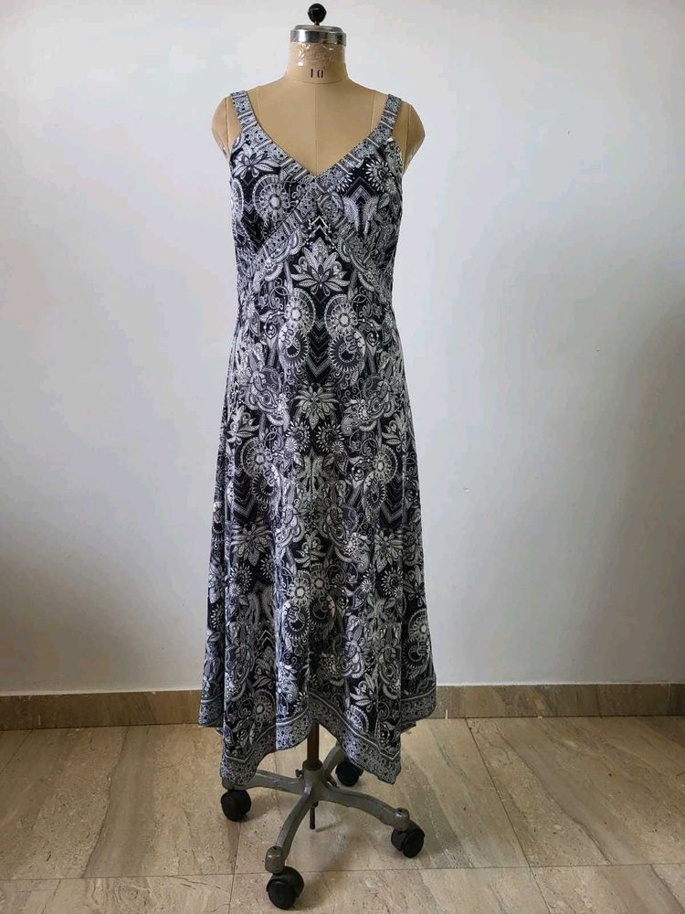 Floral Print Maxi Dress
