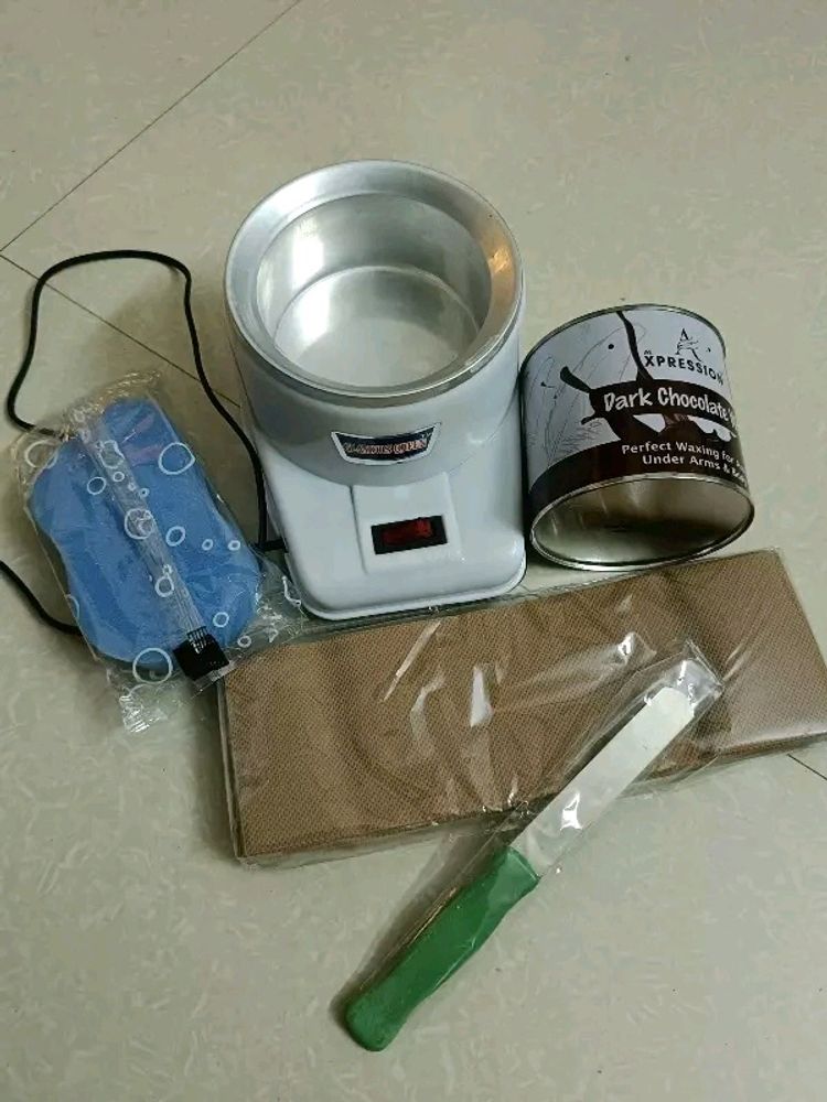 Wax Heater,Wax, Waxing Strips,Cleansing Sponge Etc