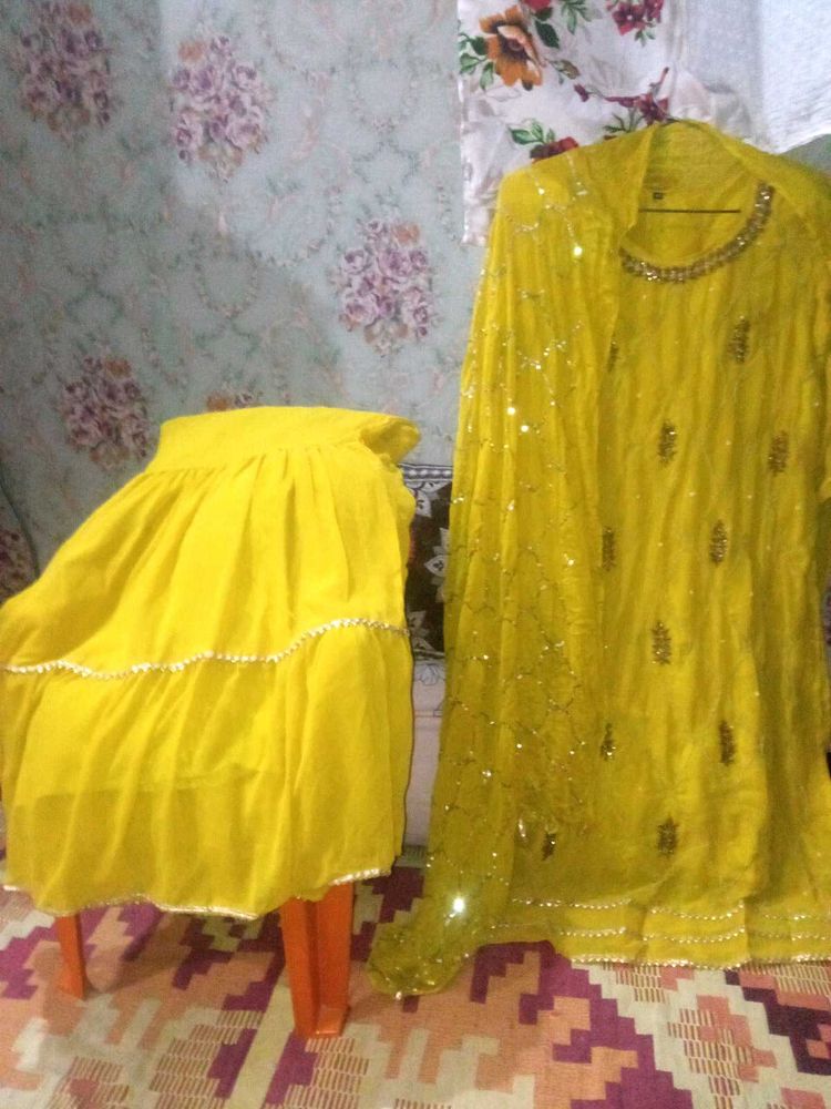 Party wear Sharara Set Havy Work