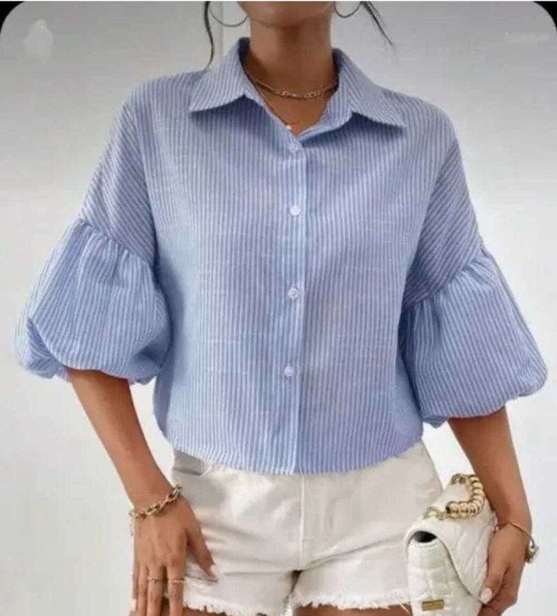 Striped Blue Shirt