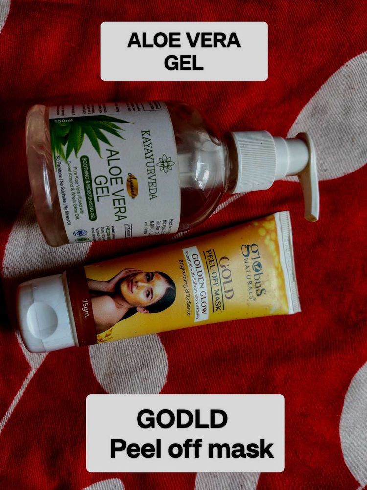 Aloe Vera Gel &amp; Gold Mask