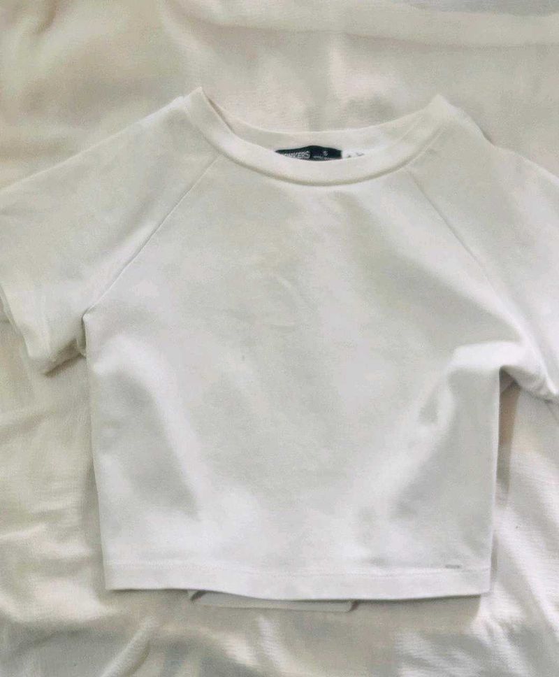 White Baby Tee
