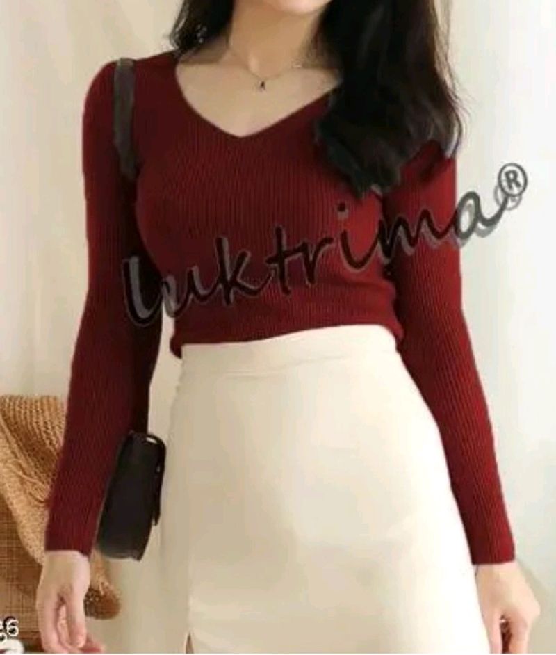 A Beautiful Red Top For Girls