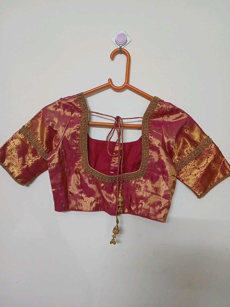 Silk Saree With Blouse Set