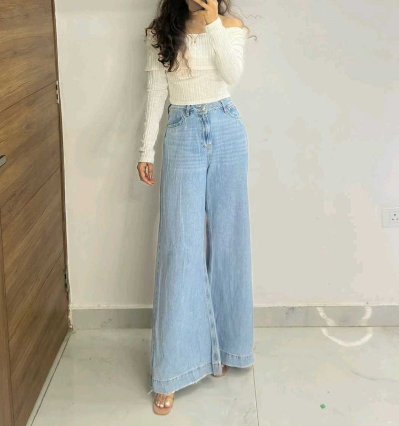 RiverIsland- Wideleg Jeans