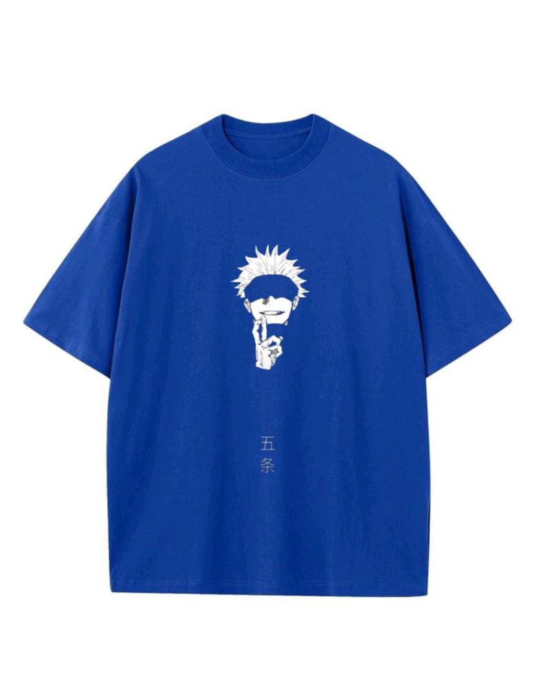 Anime design Round neck oversized t-shirt