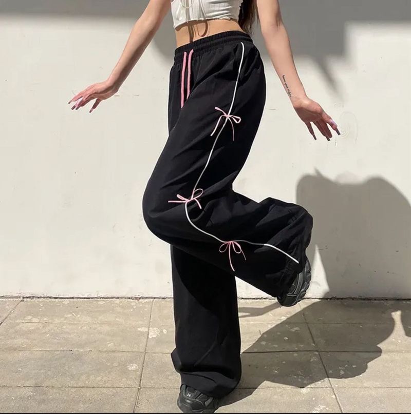 Sale 🎊Viral High Waist Bow Parachute Pant🎀