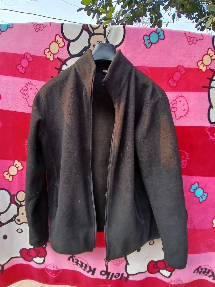 Classic Black Zip-Up Jacket