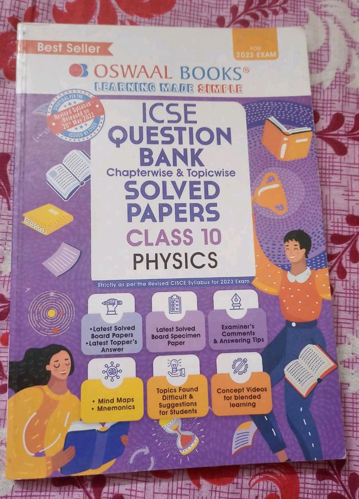 ICSE QUESTION BANK Chapter wise &amp; Topicwise Solved Papers Class 10 Physics