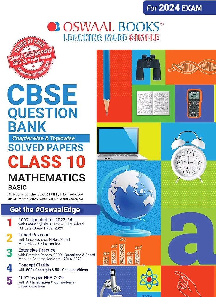 Oswaal Maths Class 10 QB