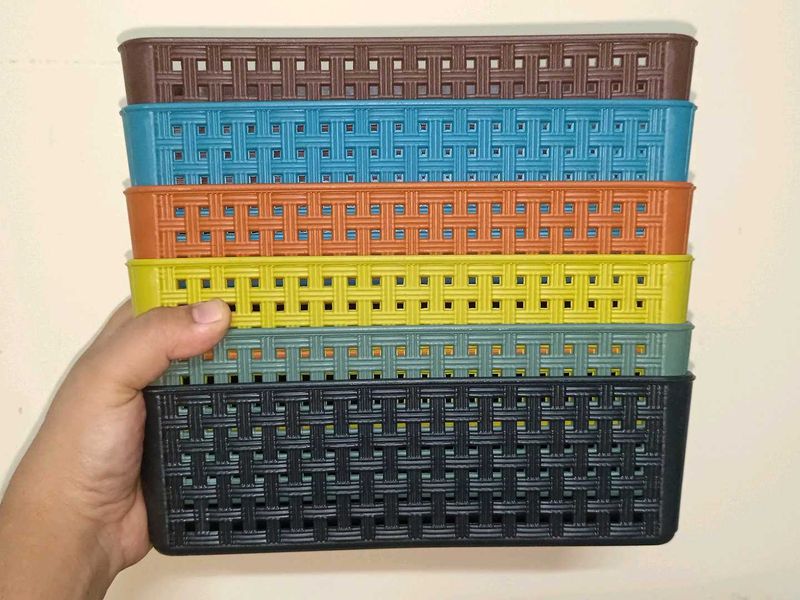New Unused Baskets For Storage - Set Of 6