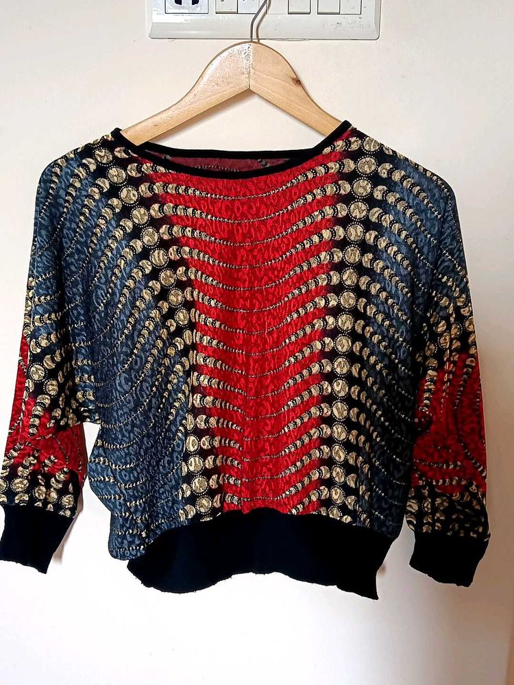 Multicolored Top With Vibrant Colours