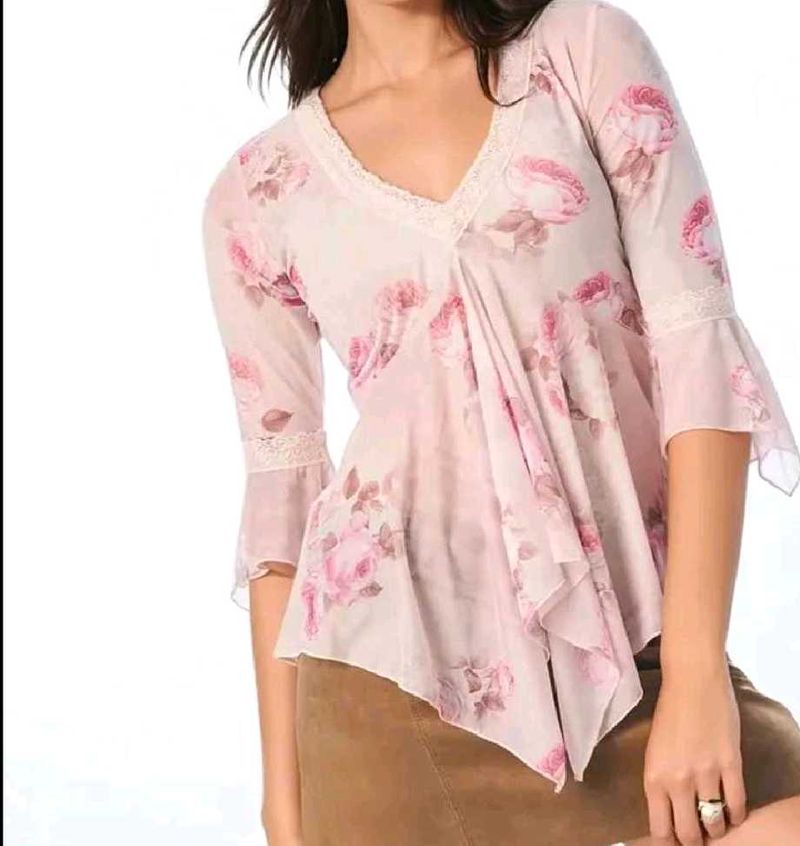 Floral Chiffon Top