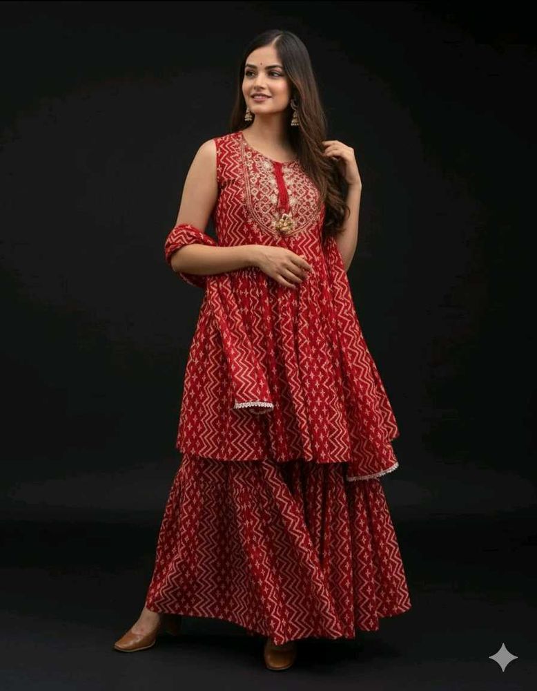Jaipuri Sharara Set