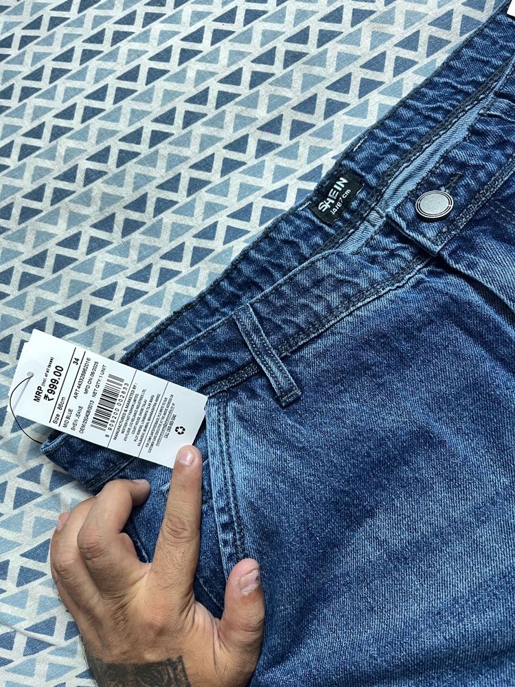 Shein Blue Denim Jeans