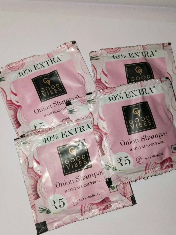 Good Vibes Onion Shampoo Sachets