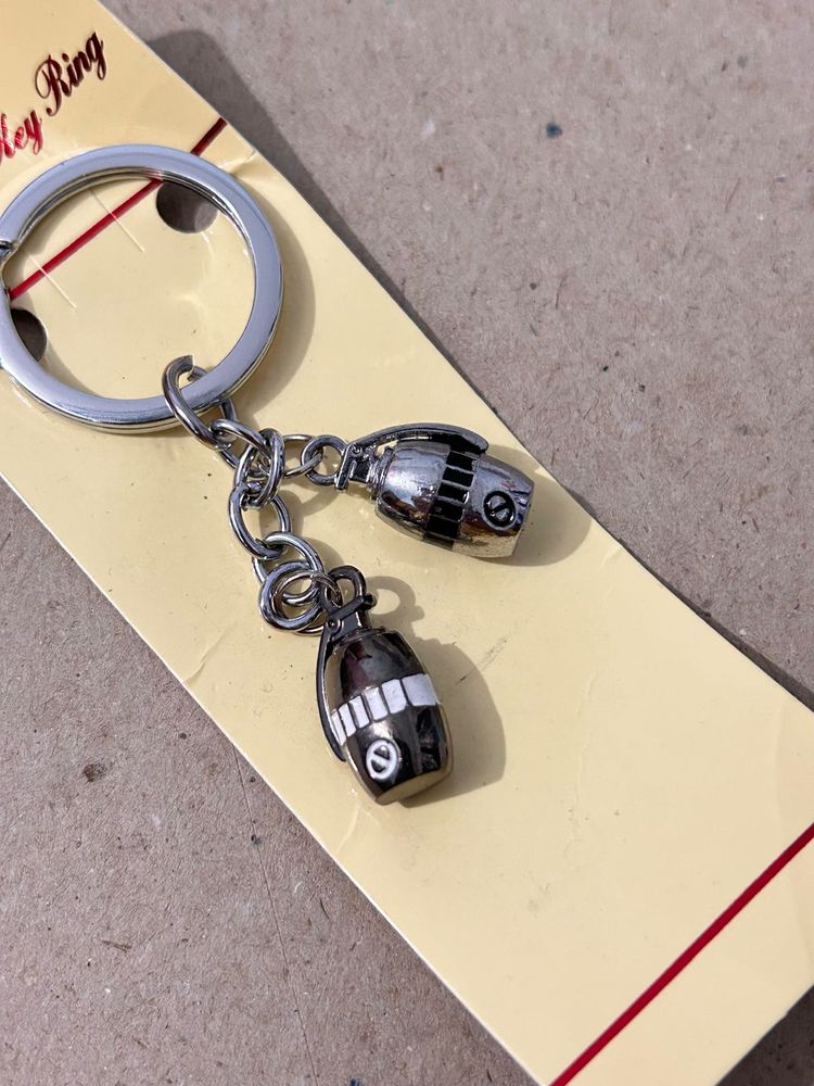 PubG Metal Bombs Keychain