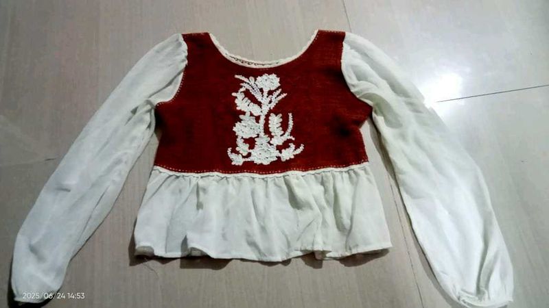 Vintage Embroidered Top