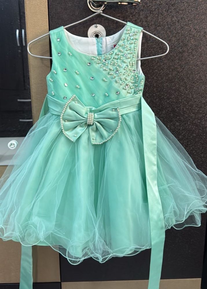 Cute Aqua Party Dress