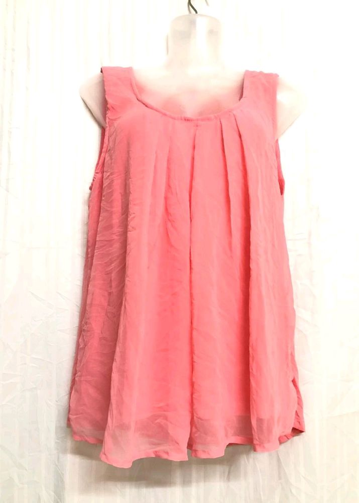 Casual Clothing Pink Sleeveless Top