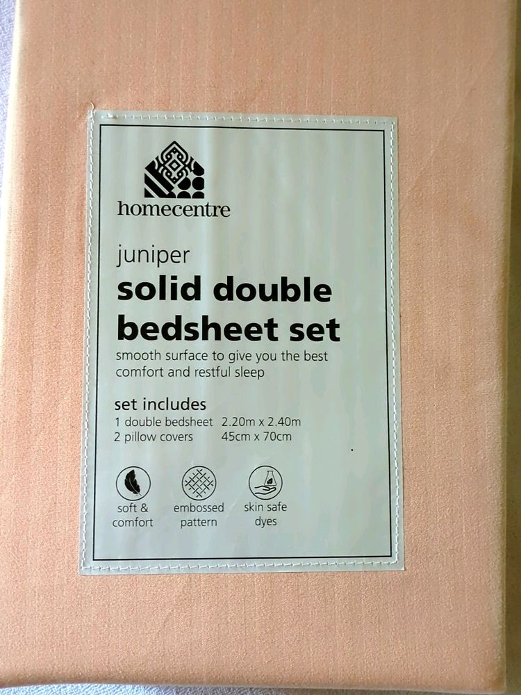 Home Centre Queen Size Bedsheet-pillow Cover Set