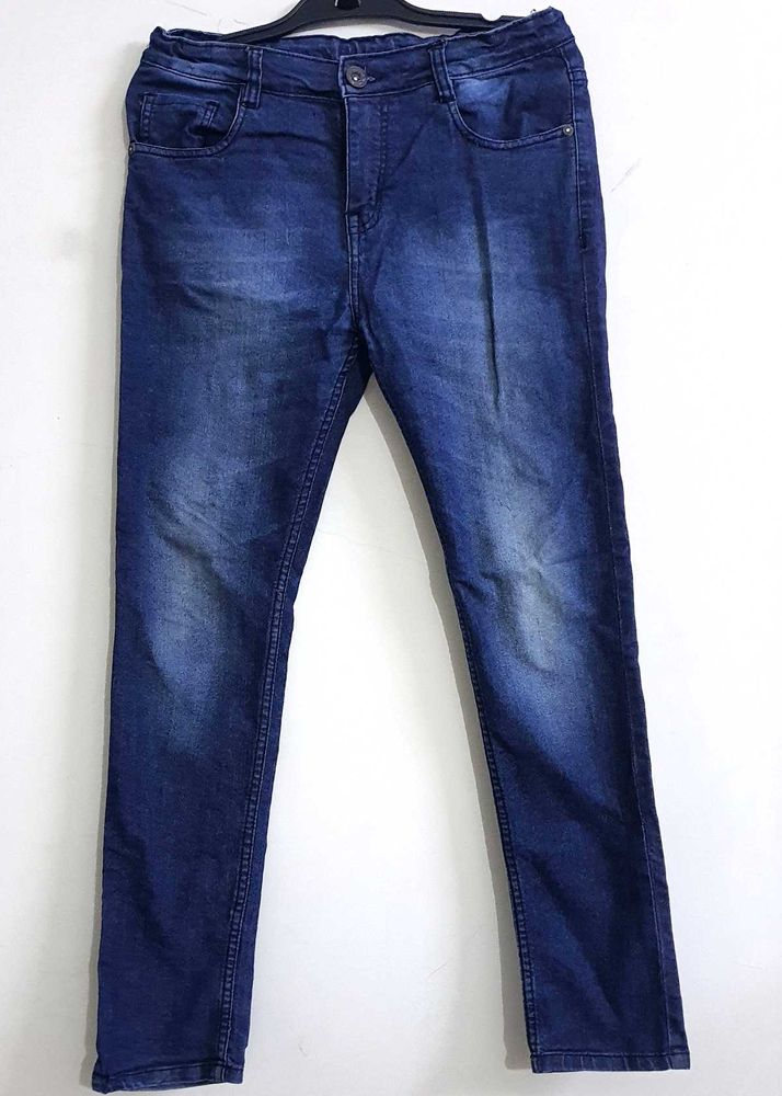 Blue Shaded Denim Jeans