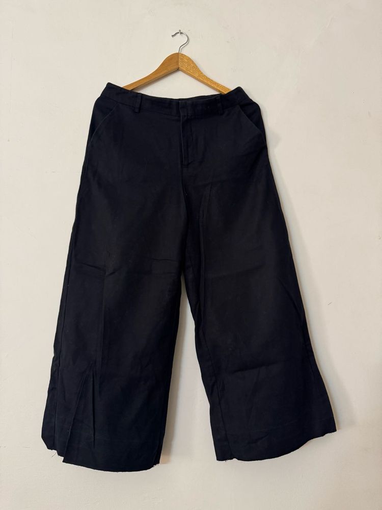 ZARA Wide Leg Cropped Pants♟️➰
