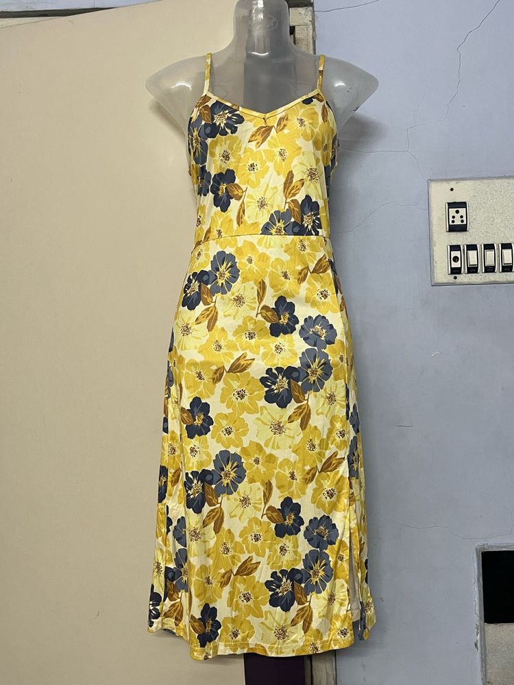 Pintrest Floral Slip Dress