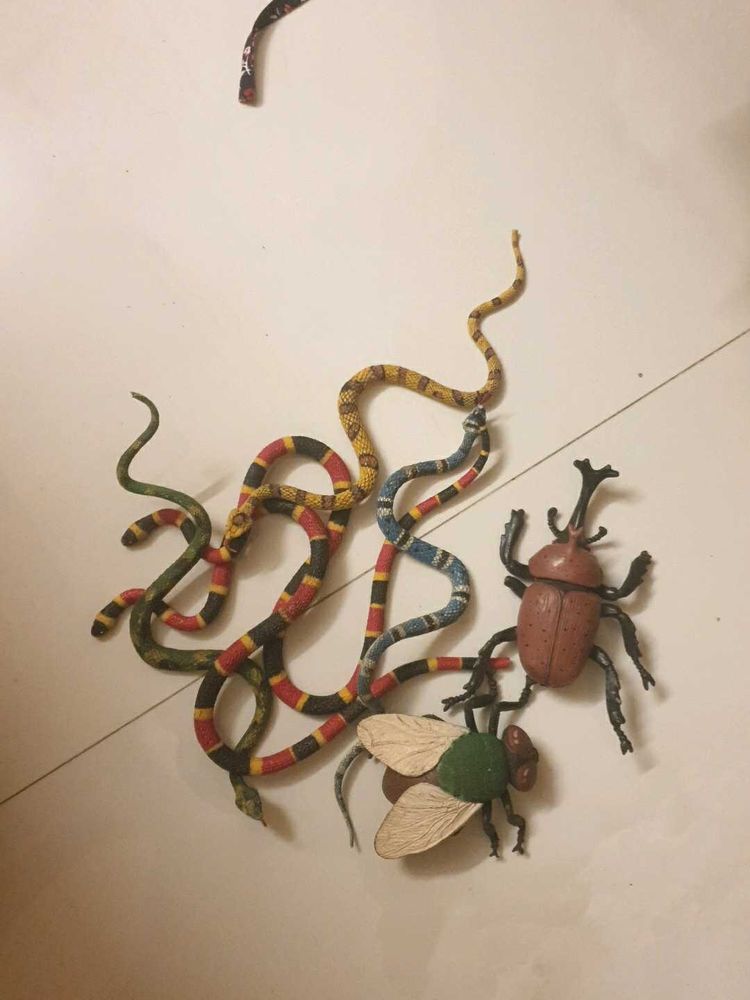Toy Animal Figures - Snakes &amp; Insects