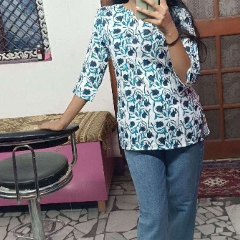 Floral Print Top
