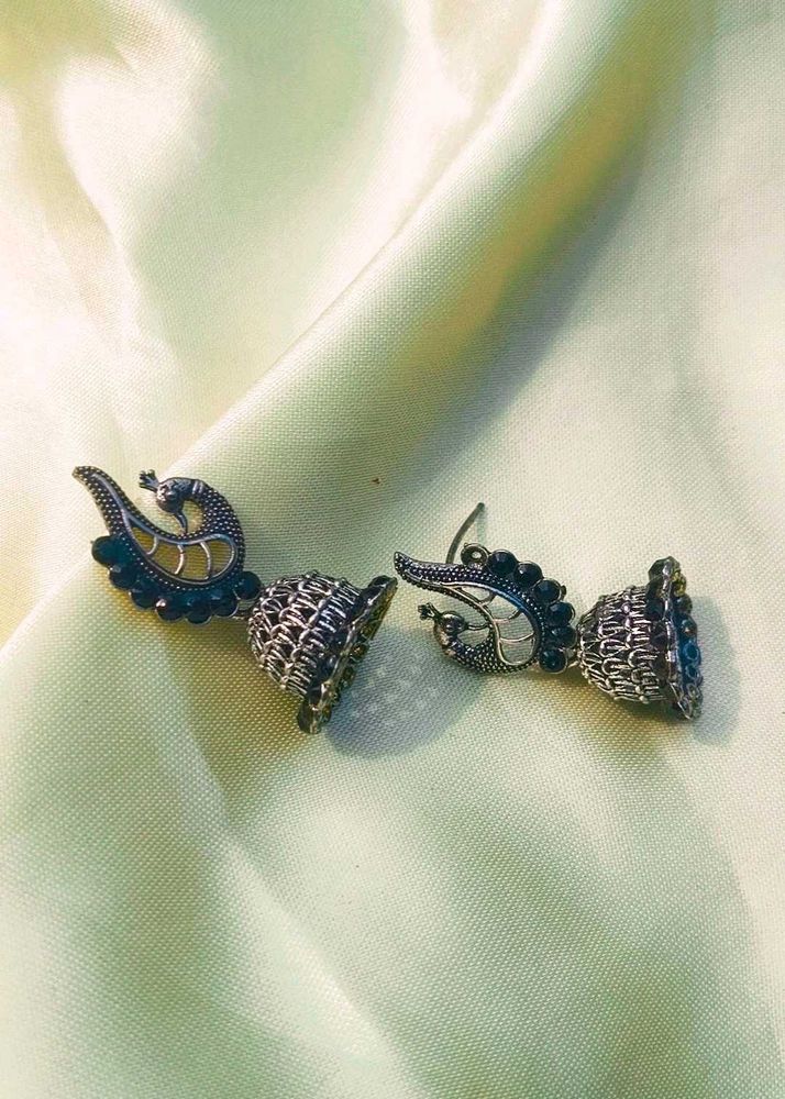 Pack Of 2 Peacock Earrings