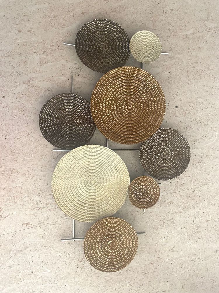 Round Woven Wall Decor