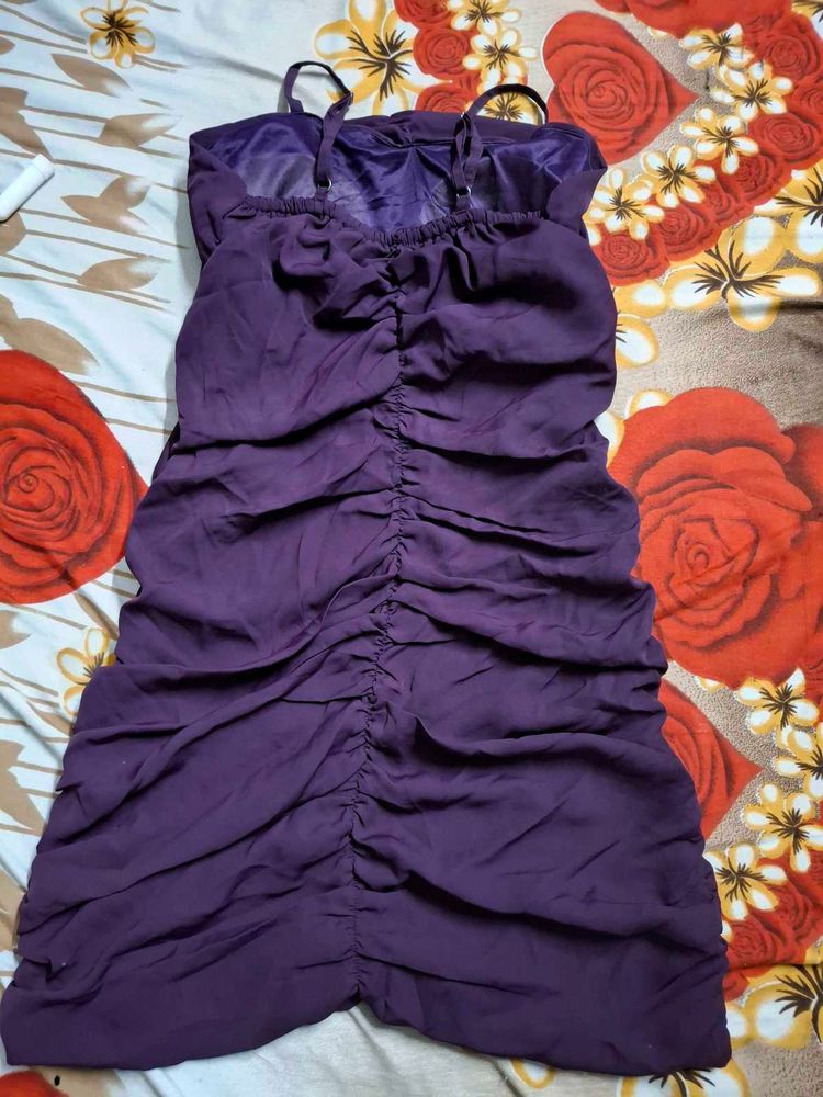 Purple Bodycon Dress