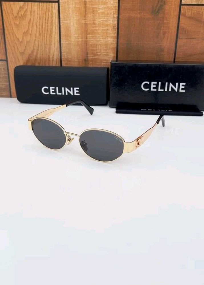 Celine Gold Frame Sunglasses