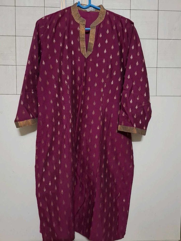 Elegant Purple Kurta