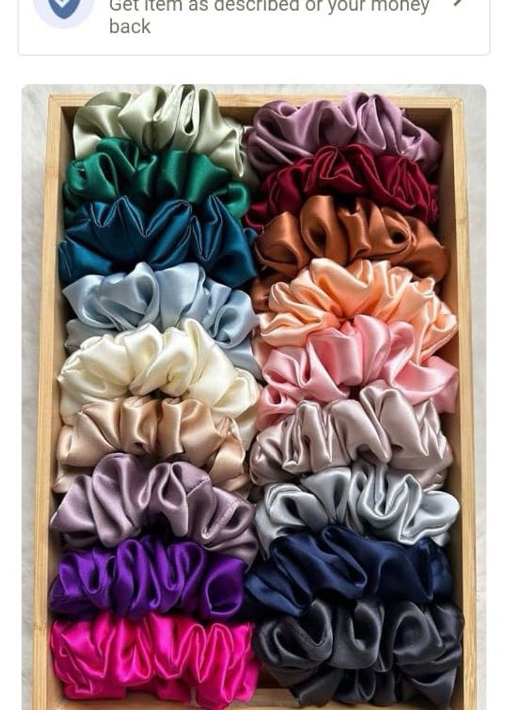 wholesale satin premuim scrunchies and tail bow