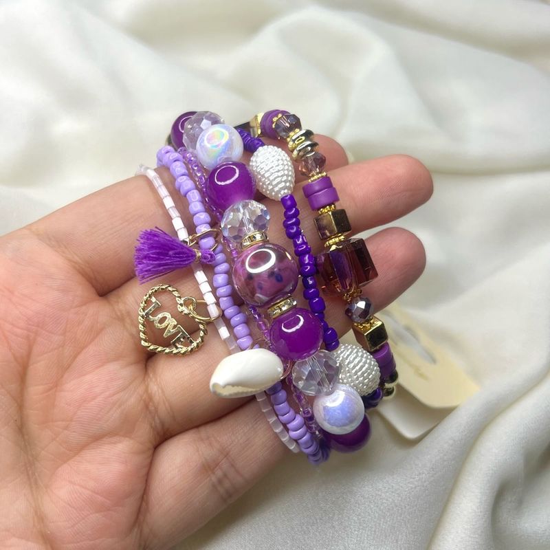 Beaded Bracelet Stacks