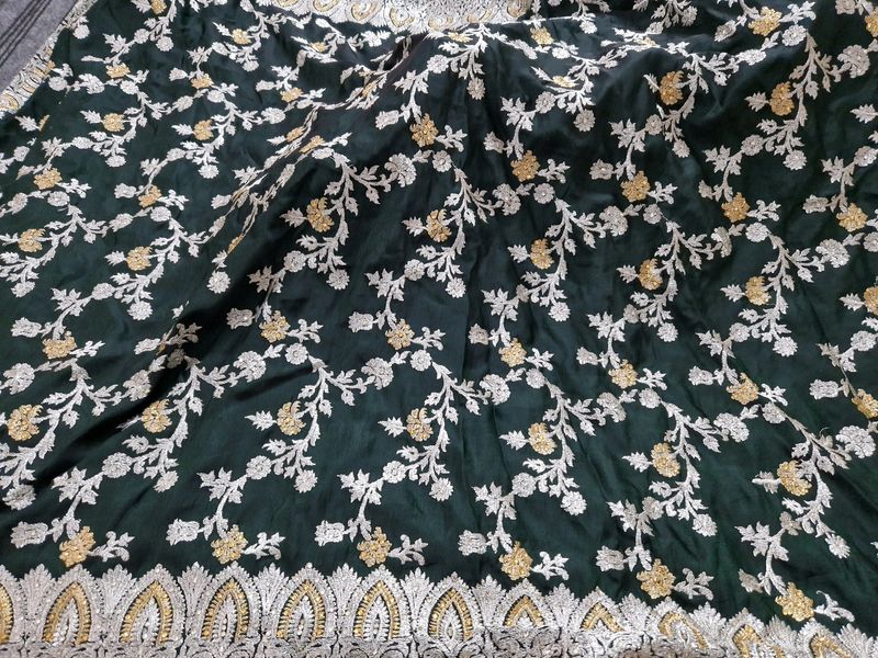 Green Heavy Saree