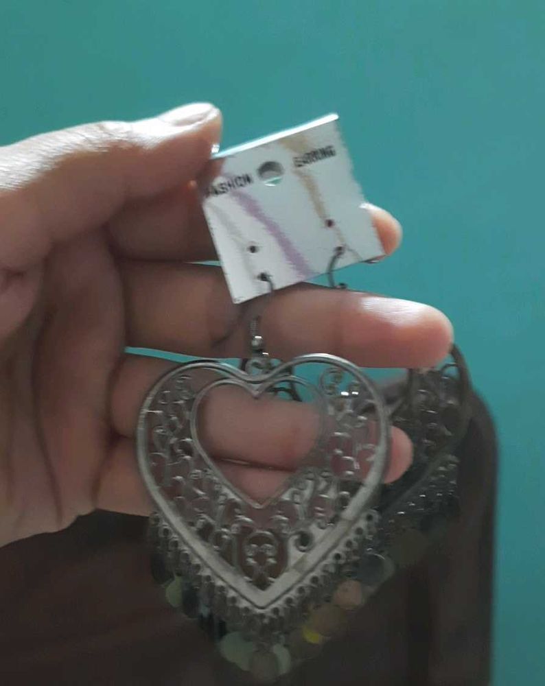 Heart Drop Earrings